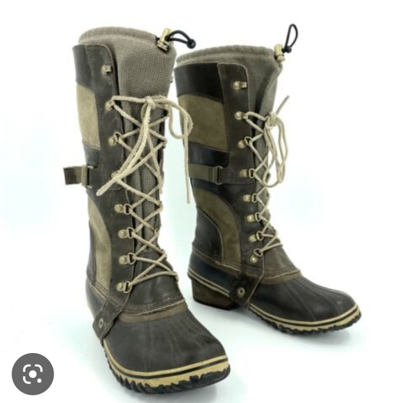 COPY - Sorel βοΈ ππ conquest Carly brown knee high π’ boots; suede and leather - Picture 16 of 16